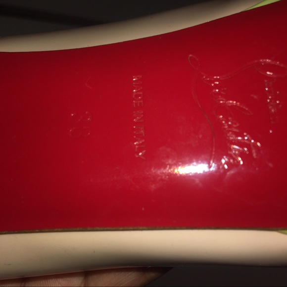 Christian Louboutin color block heels - Picture 6 of 8